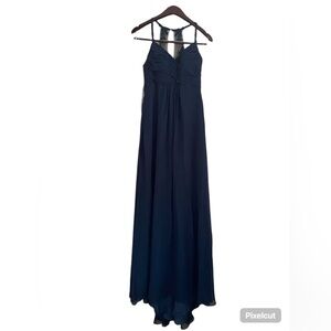 Azazie Maven Bridesmaid Dress in Dark Navy (NWT)